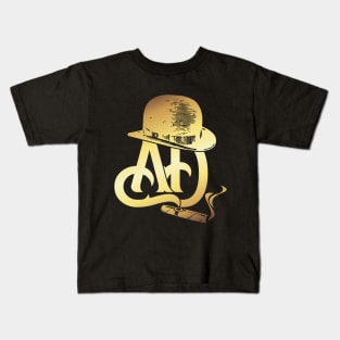 AD Logo Gold Shine Kids T-Shirt